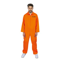 Combinaison de prisonnier orange, adulte — vue 3