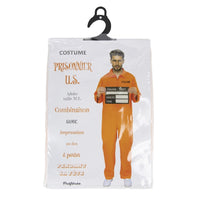 Combinaison de prisonnier orange, adulte — vue 5