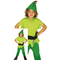 Costume d'archer vert pour enfant, avec chapeau — vue 2
