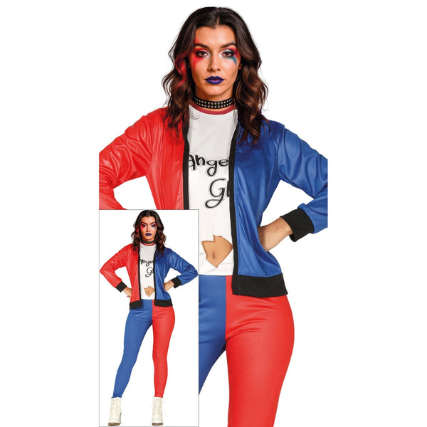 Costume d'arlequine rebelle, adulte