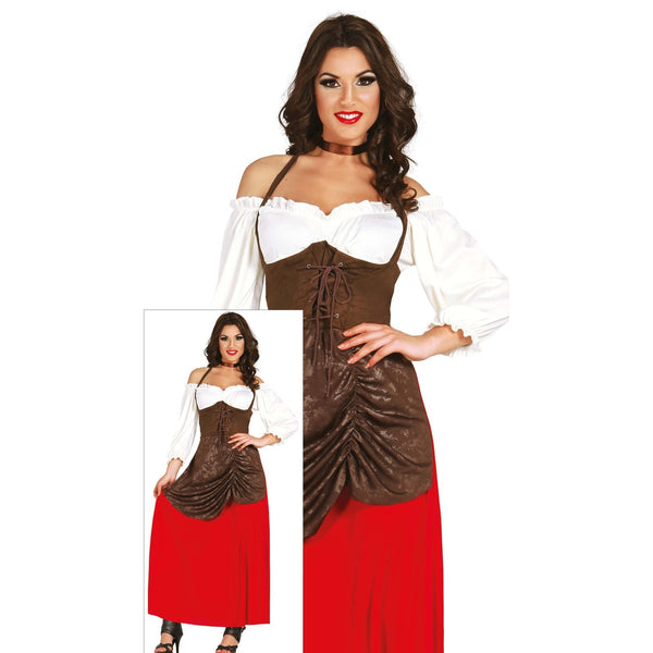Costume d'aubergiste médiévale, femme