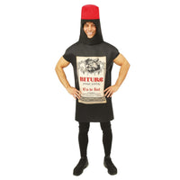 Costume de bouteille de vin, adulte