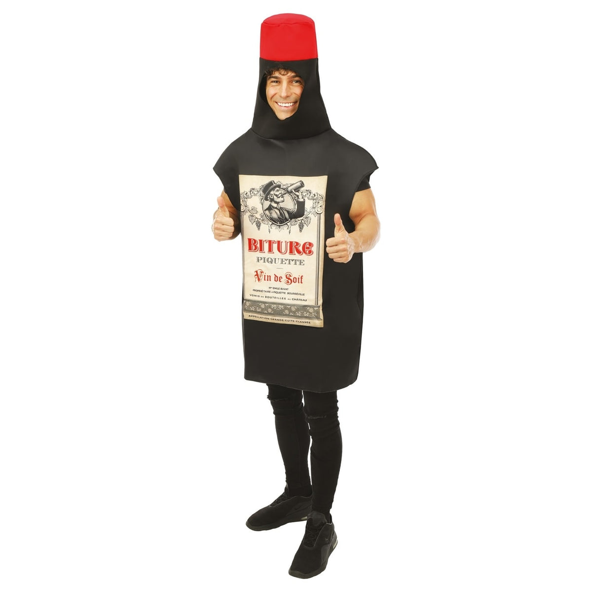 Costume de bouteille de vin, adulte — vue 2