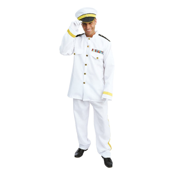 Costume de capitaine de marine, adulte