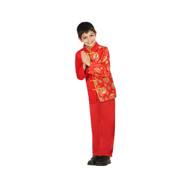 Costume de Chinois à tunique rouge, garçon