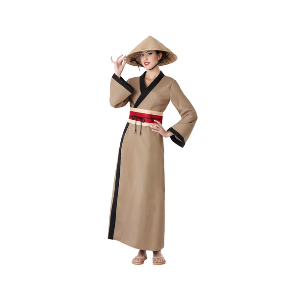 Costume de Chinoise à robe longue, femme