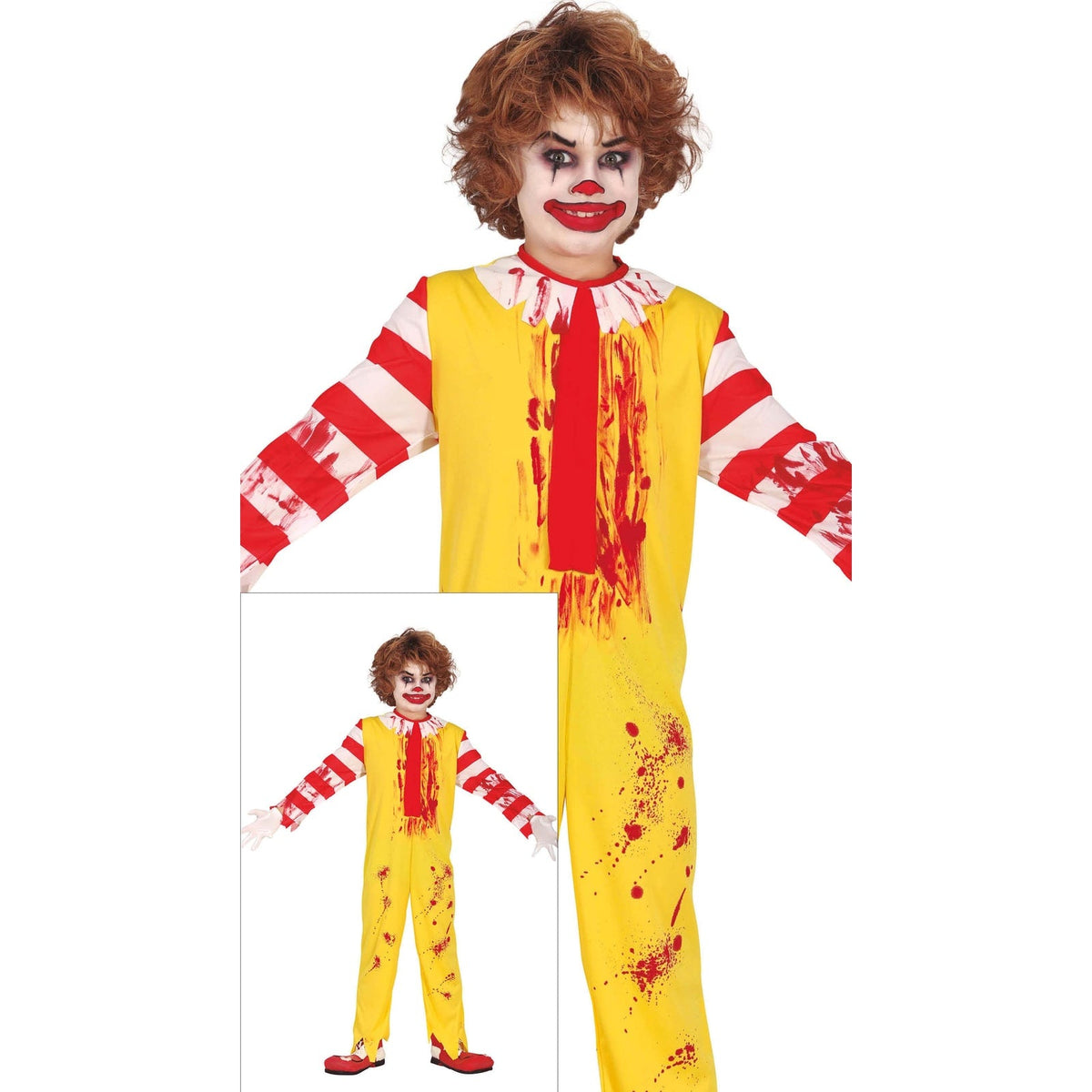 Costume de clown burger, enfant — vue 2