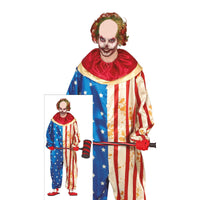 Costume de clown patriote, adulte — vue 2