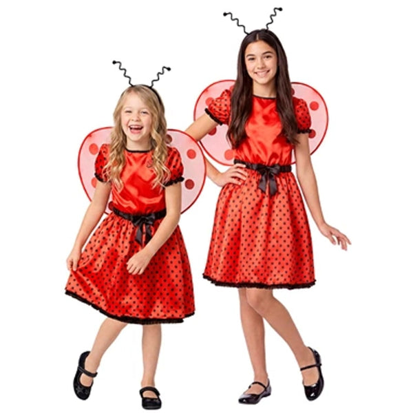 Costume de coccinelle avec ailes, fille