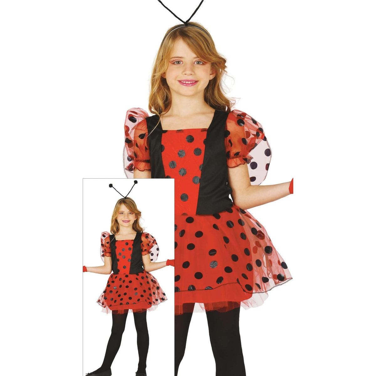 Costume de coccinelle, fille — vue 2