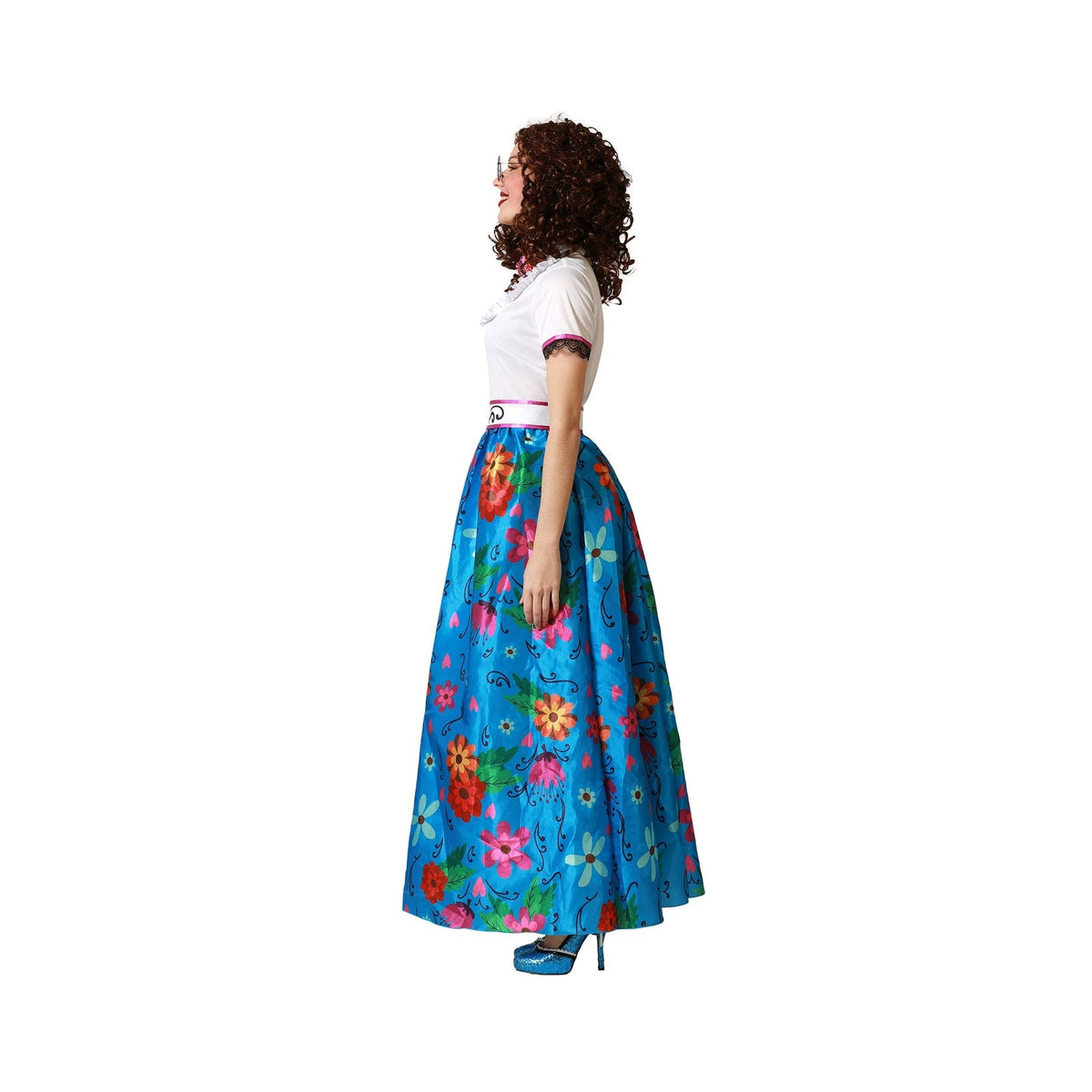 Costume de Colombienne à jupe fleurie, femme — vue 2