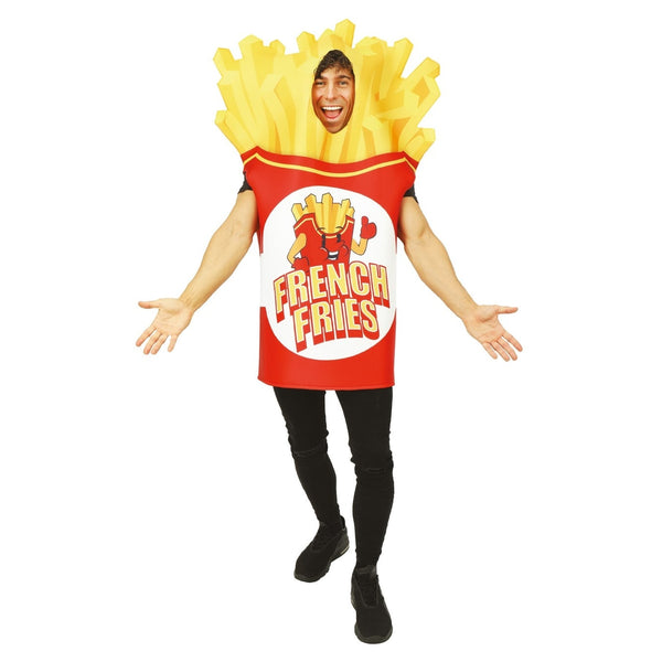 Costume de cornet de frites, adulte