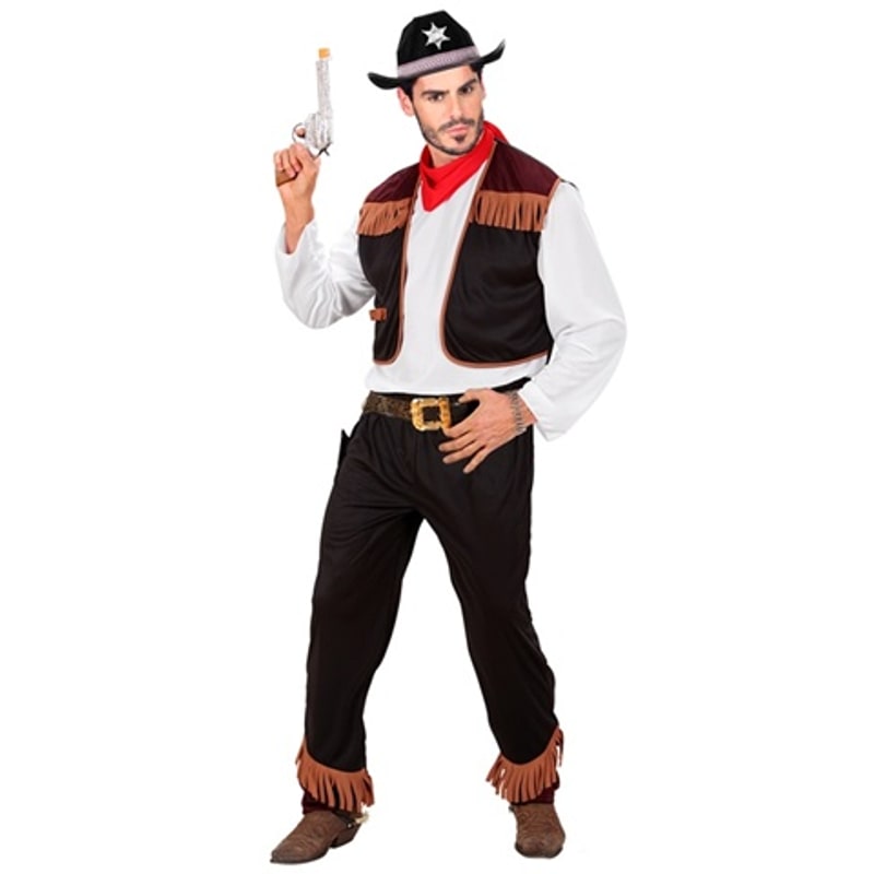 Costume de cowboy à gilet, adulte