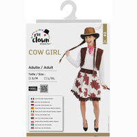 Costume de cowgirl à gilet vache, femme — vue 5