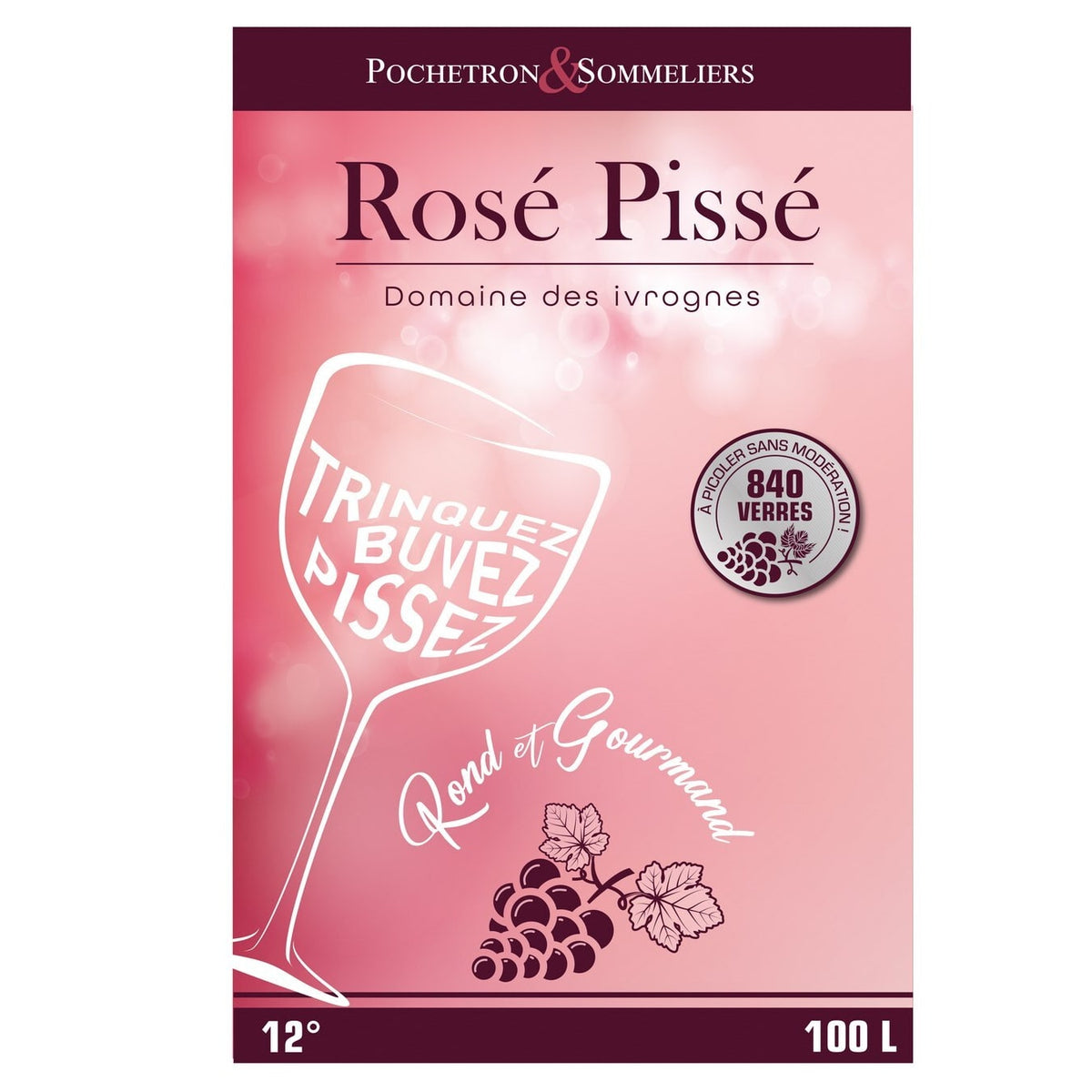 Costume de cubi de rosé, adulte — vue 6