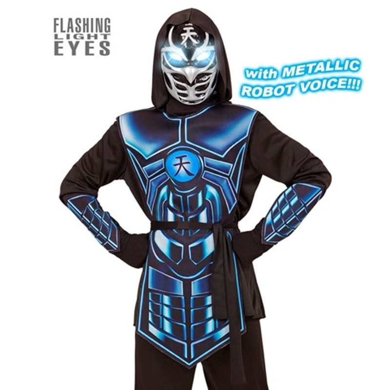 Costume de cyber ninja, enfant