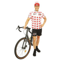 Costume de cycliste à maillot à pois, adulte — vue 4
