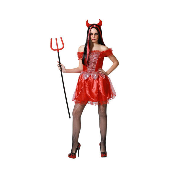 Costume de diablesse à volants, femme