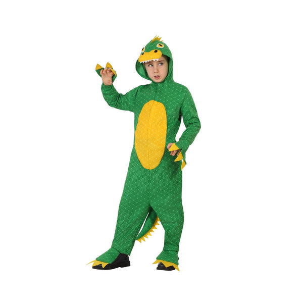 Costume de dinosaure vert, enfant