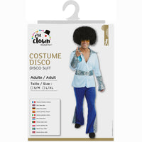 Costume disco bleu, homme — vue 4