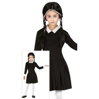 Costume d'écolière gothique à col blanc, fille — vue 2