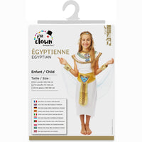 Costume d'Égyptienne blanc et or, fille — vue 4
