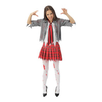 Costume d'étudiante sanglante, femme
