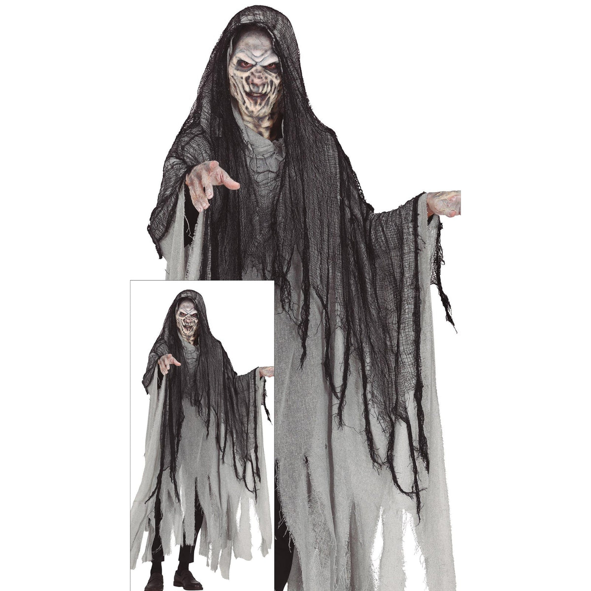 Costume de fantôme maudit, adulte