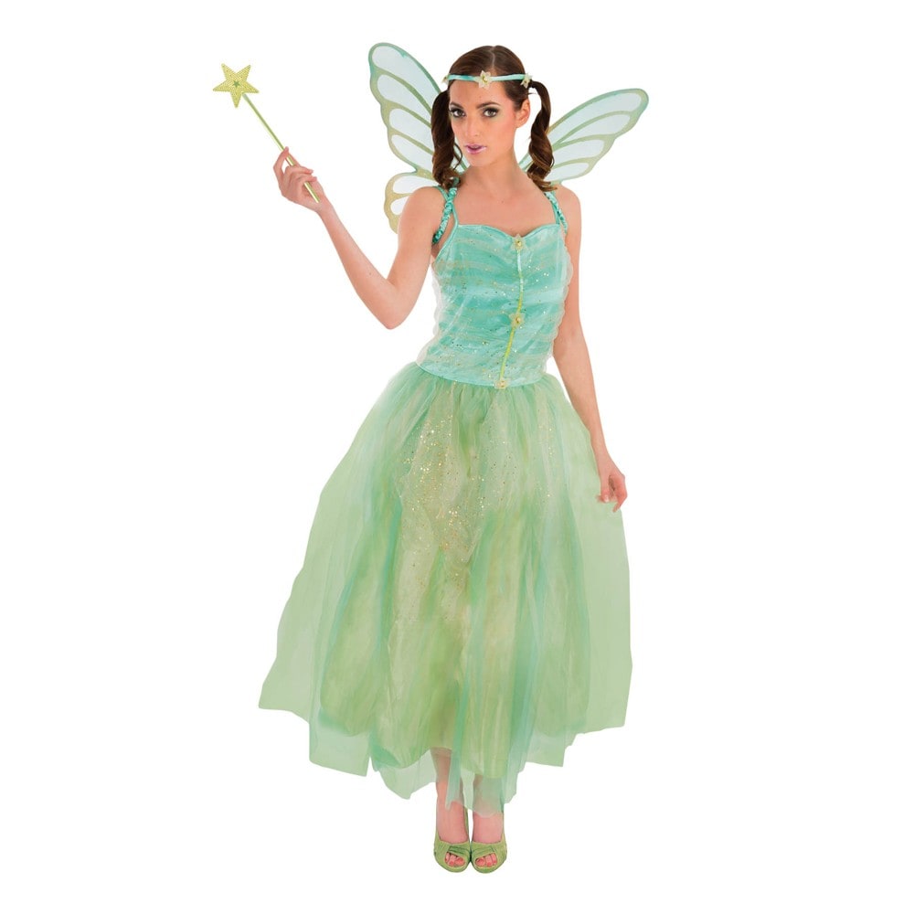 Costume de fée Danaé 3 pièces, adulte