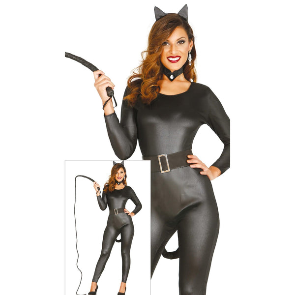 Costume de femme chat noire, adulte