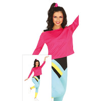 Costume de fitness années 80, femme — vue 2