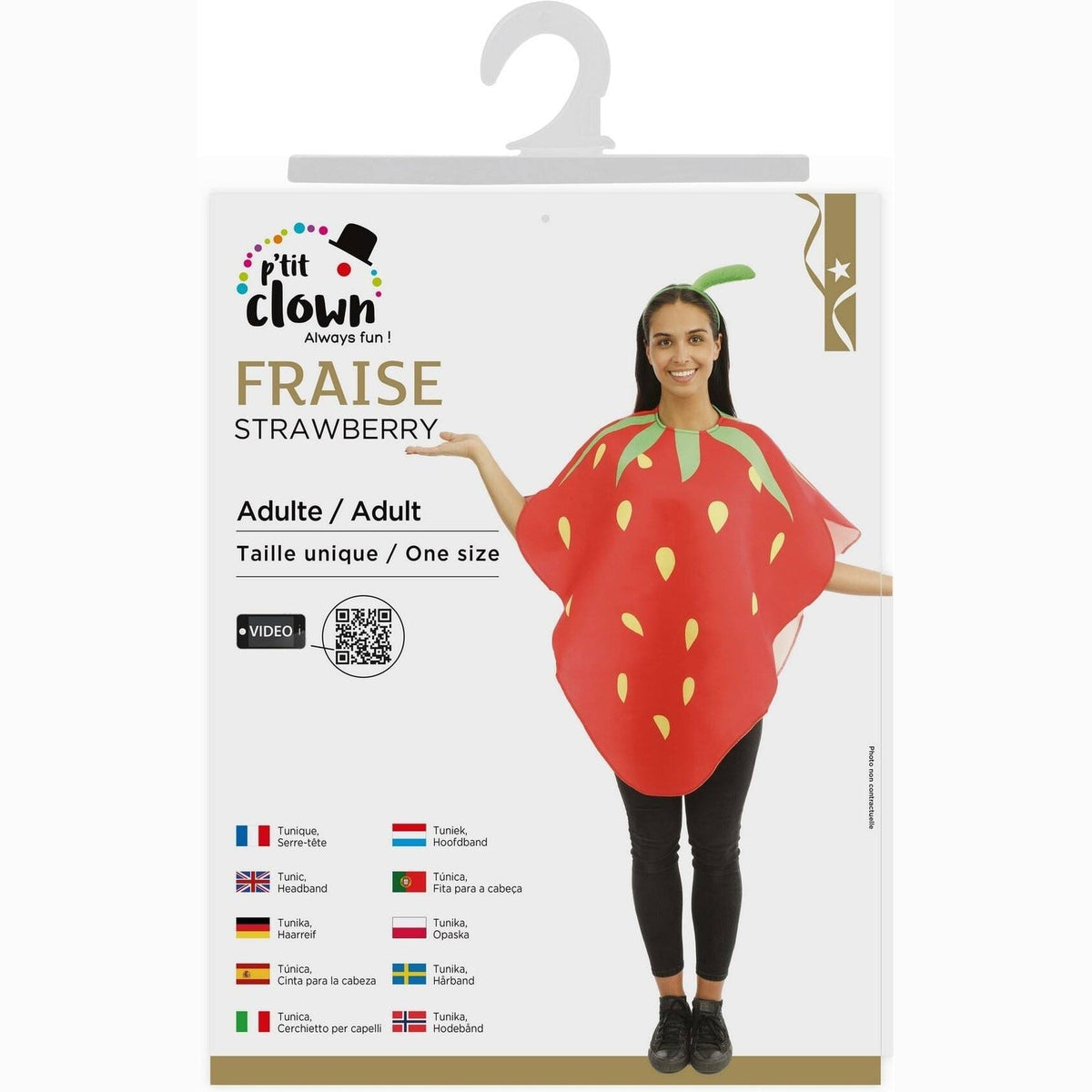 Costume de fraise, adulte — vue 5