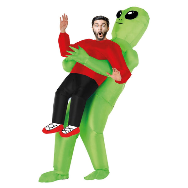 Costume gonflable enlevé par un extraterrestre, adulte