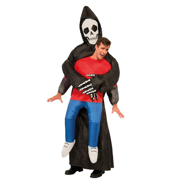 Costume gonflable enlevé par la faucheuse, adulte