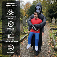 Costume gonflable enlevé par la faucheuse, adulte — vue 3