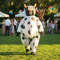 Costume gonflable vache, adulte — vue 2