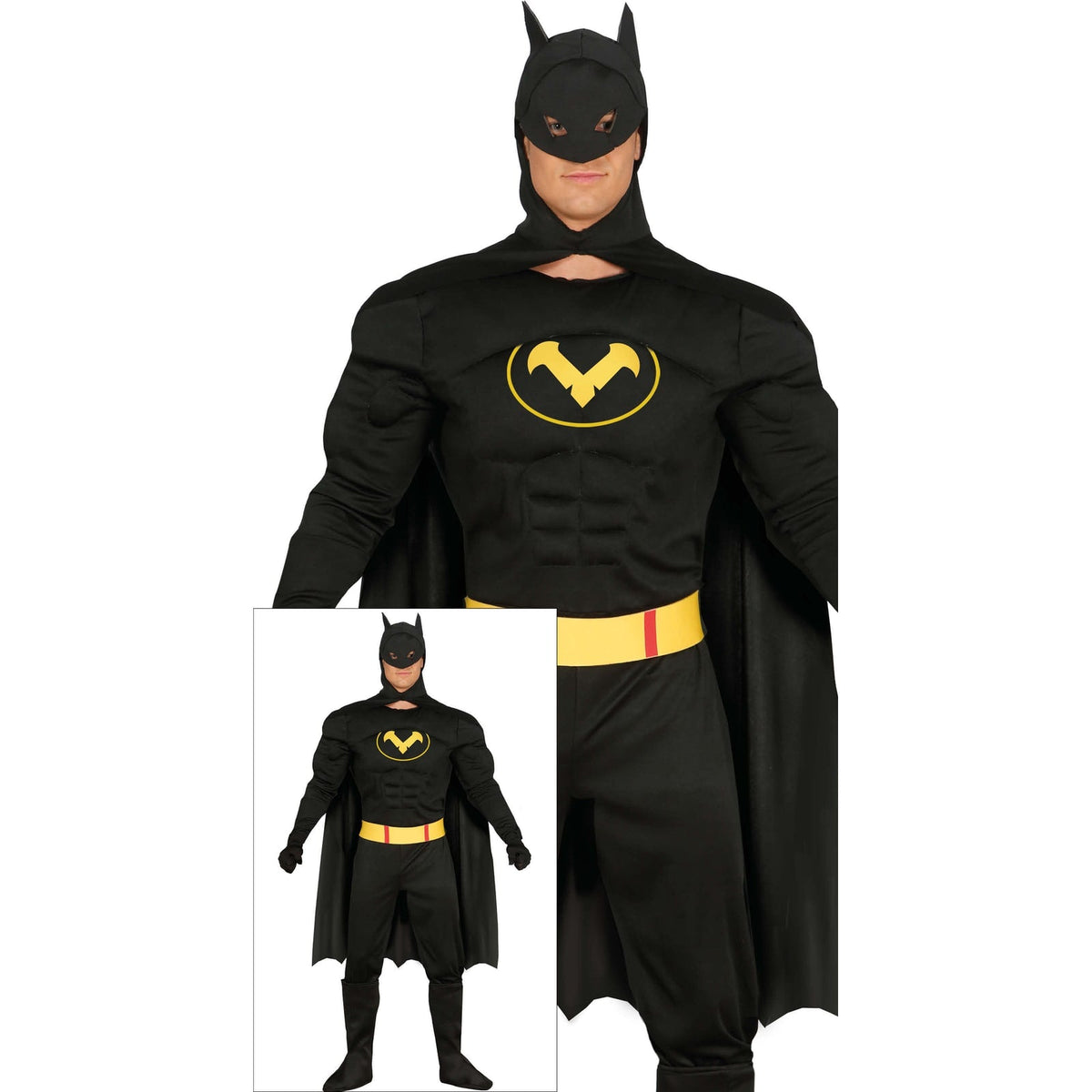 Costume de héros chauve-souris, adulte