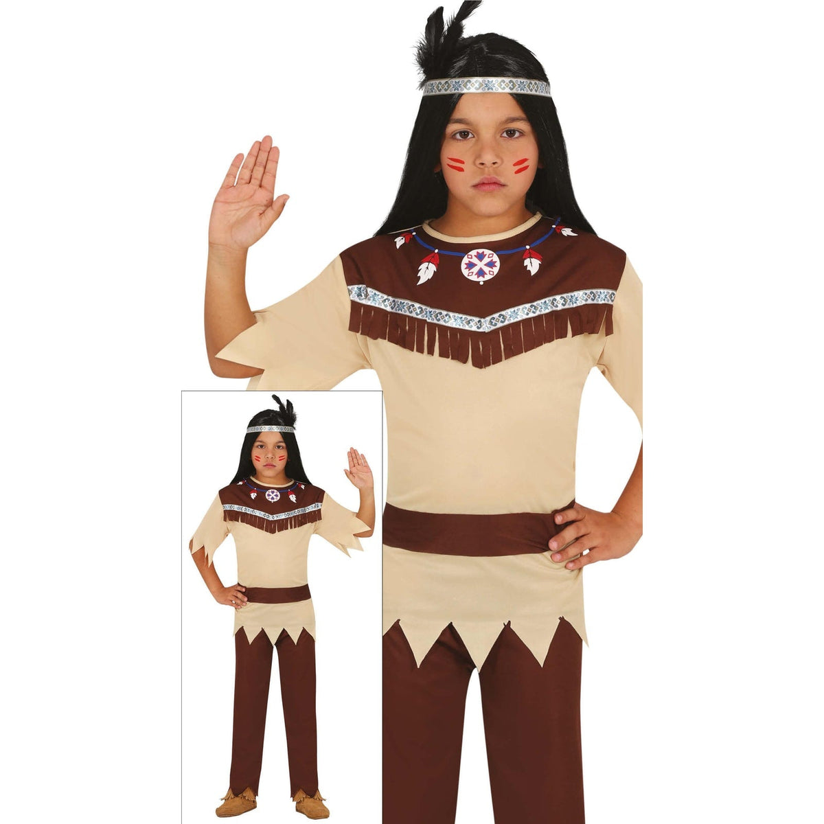 Costume d'Indien, enfant