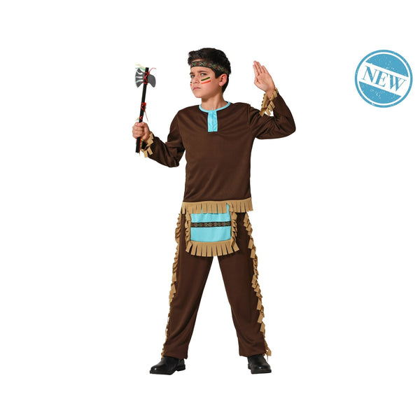 Costume d'Indien à tunique marron, enfant