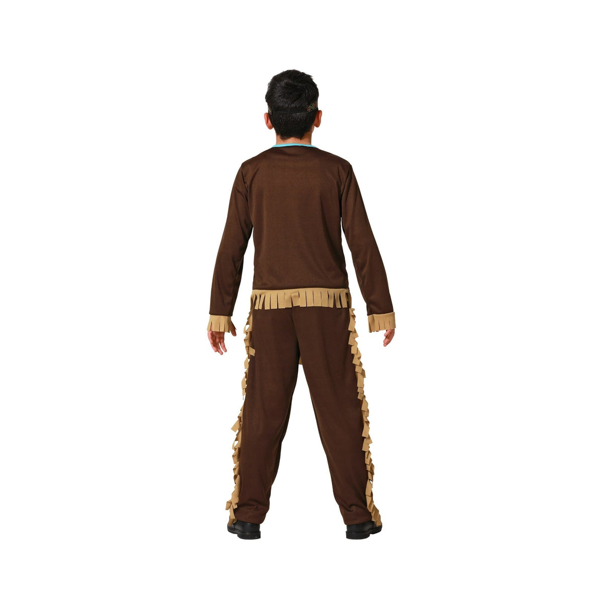 Costume d'Indien à tunique marron, enfant — vue 3