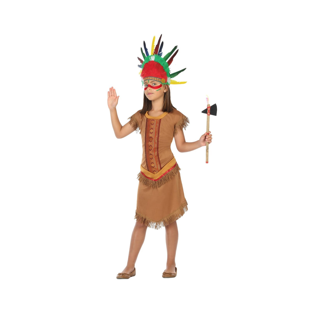 Costume d'Indienne beige, fille