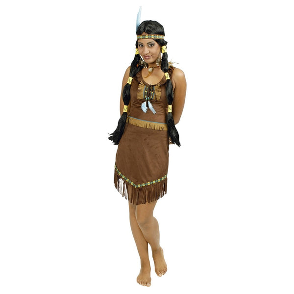 Costume d'Indienne Fleur des prairies 2 pièces, adulte