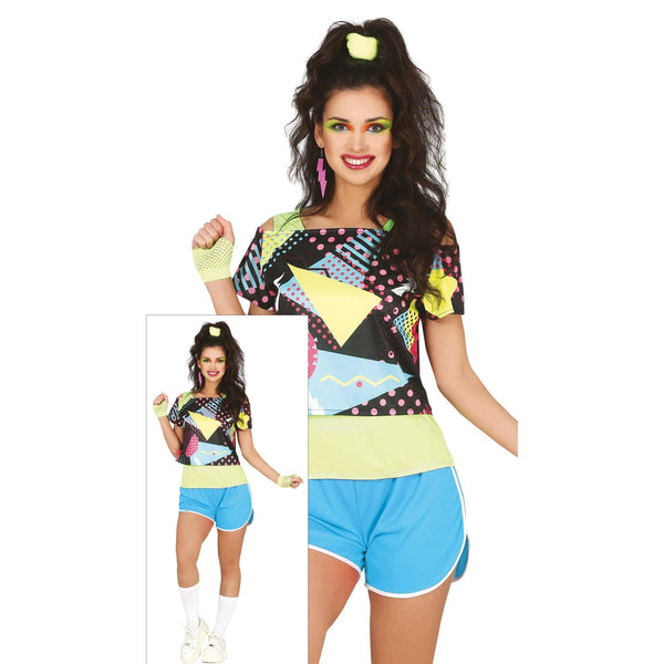Costume de joggeuse années 80, femme