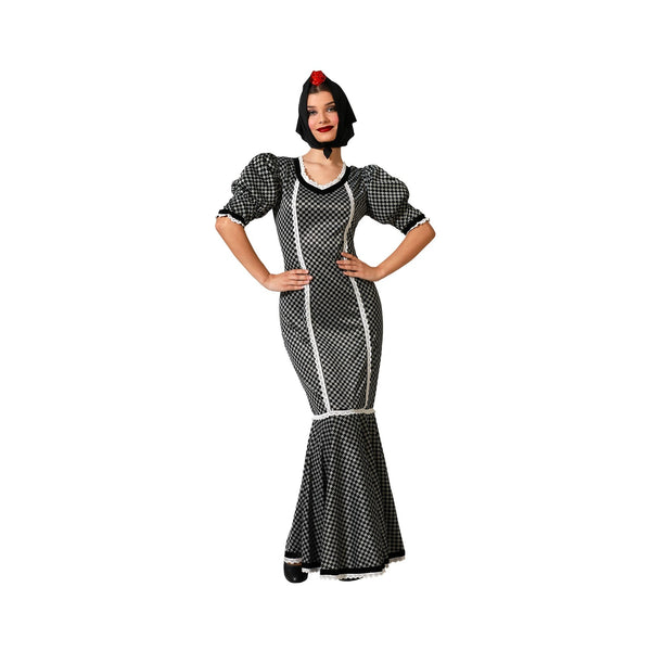 Costume de Madrilène à pois, femme