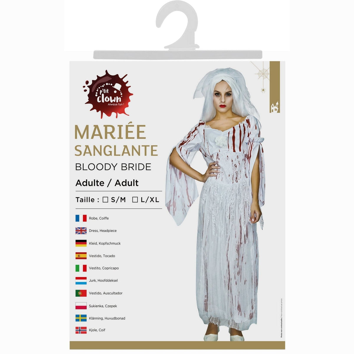 Costume de mariée sanglante, femme — vue 2