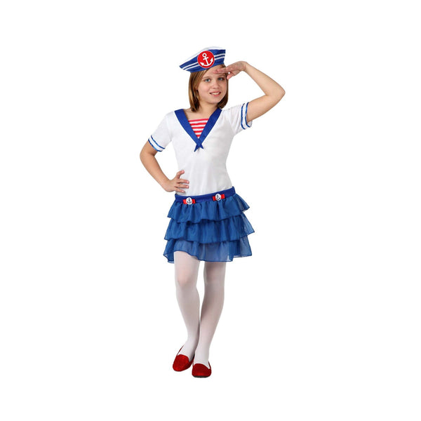 Costume de marin à jupe à volants, fille