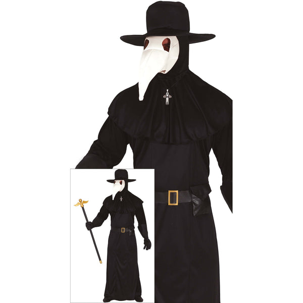 Costume de médecin de la peste, adulte