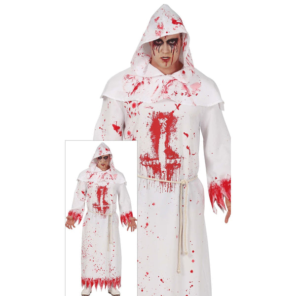 Costume de moine sanglant, adulte