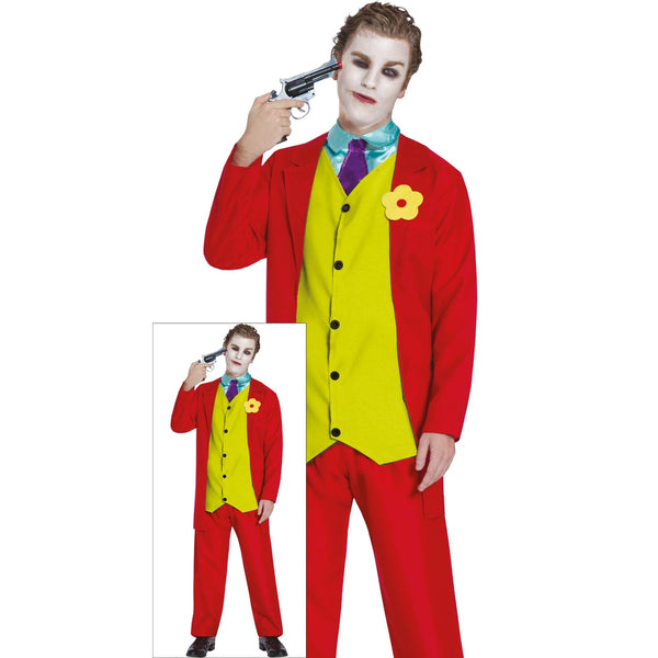 Costume Monsieur Sourire rouge, adulte