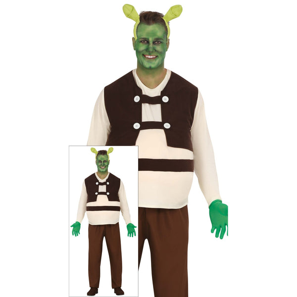 Costume de monstre des marais, adulte